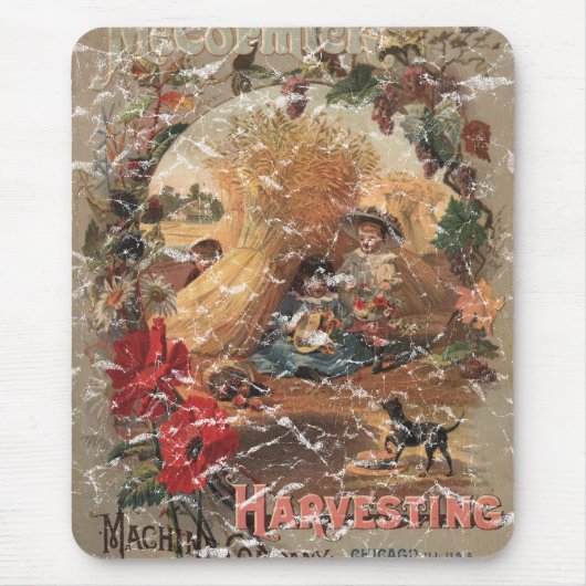 McCormick Harvesting-1873 - Not leidend Mousepad (Vorne)