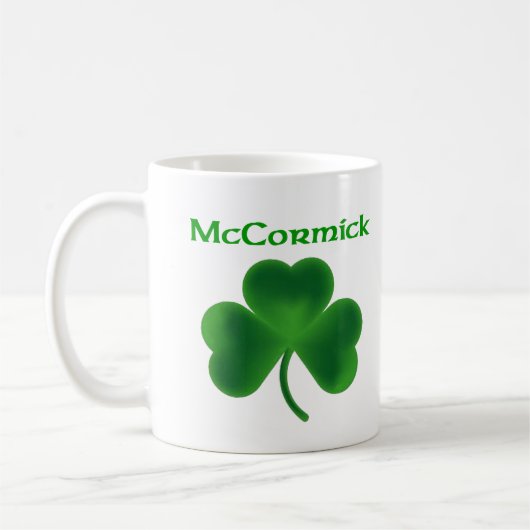 McCormick Kleeblatt Kaffeetasse (Links)