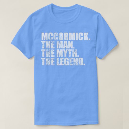 MccormickMccormick Familienname McCormick Nachname T-Shirt (Design vorne)