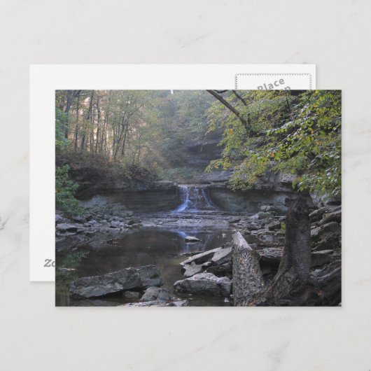 McCormicks Creek Canyon Falls Postkarte (Vorne/Hinten)