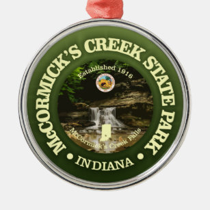 McCormicks Creek SP Ornament Aus Metall