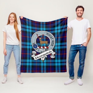 McCorquodale Clan Abzeichen Tartan Kariert Fleecedecke