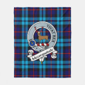 McCorquodale Clan Abzeichen Tartan Kariert Fleecedecke (Vorderseite)