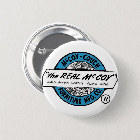 McCoy-Couch-Möbel MFG. CO Button (Vorne & Hinten)