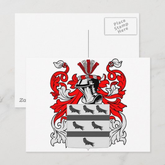 McCoy-Wappen Postkarte (Vorne/Hinten)