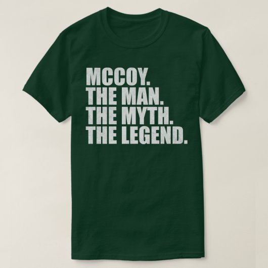 MccoyMccoy Name McCoy Vorname T-Shirt (Design vorne)