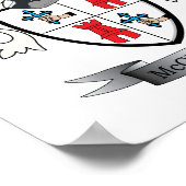 McCracken-Familienwappen-Wappen Poster (Ecke)