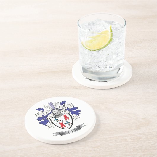 McCracken Familienwappen-Wappen Untersetzer (Seite)