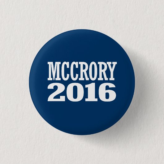 McCrory - Pat McCrory 2016 Button (Vorderseite)
