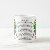 McCue, der Ursprung, die Bedeutung und das Wappen Kaffeetasse (Mittel)