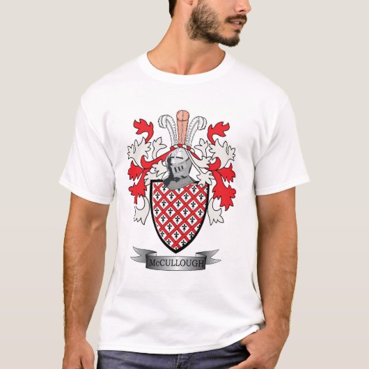 McCulloch Familienwappen-Wappen T-Shirt (Vorderseite)