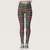 McCulloch Kariert Tartan Scottish Clan Pattern Leggings (Vorderseite)