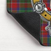 McCulloch Tartan & Abzeichen Mousepad (Ecke)