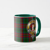 McCulloch Tartan & Abzeichen Tasse (VorderseiteRechts)