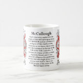 McCullough Familien-Wappen Tasse (Mittel)