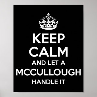 Mccullough Lustiger Familienname Familienbaum Gebu Poster
