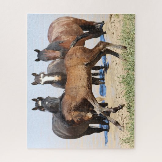 McCullough Peaks Running Foal Puzzle (Vertikal)