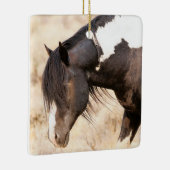 McCullough Peaks Washakie Wilde Pferde Keramik Orn Keramikornament (Rechts)