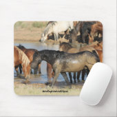 McCullough Peaks Wild Horses Mousepad (Mit Mouse)
