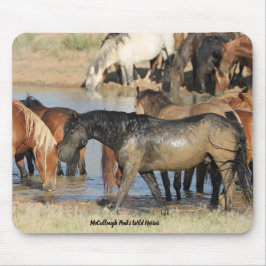 McCullough Peaks Wild Horses Mousepad