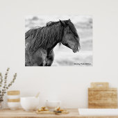 McCullough Peaks Wild Horses Poster (Küche)