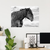 McCullough Peaks Wild Horses Poster (Heimbüro)