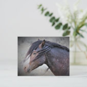 McCullough Peaks Wild Horses Postkarte (Stehend Vorderseite)
