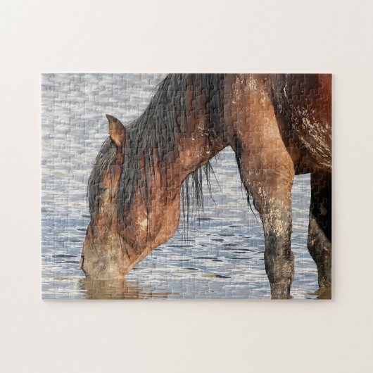 McCullough Peaks Wild Horses Puzzle (Horizontal)