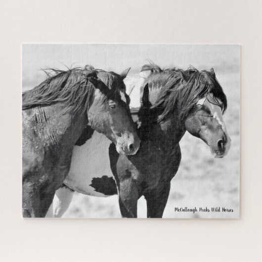 McCullough Peaks Wild Horses Puzzle (Horizontal)