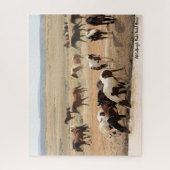 McCullough Peaks Wild Horses Puzzle (Vertikal)
