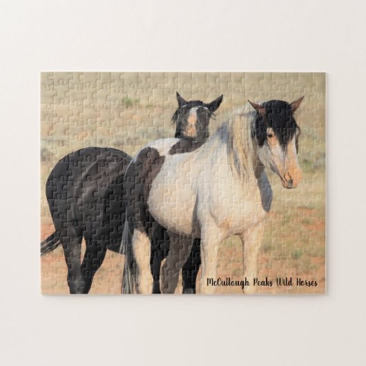 McCullough Peaks Wilde Pferde Puzzle (Horizontal)