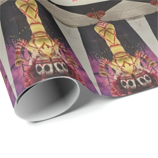 mcd clown böse Kostümvisionen Party Geschenkpapier (Rolleneckpunkt)