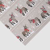 MCD Winter Donkeys - Tissue Paper Seidenpapier (Ausschnitt)