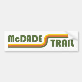 McDade Trail Autoaufkleber (Vorne)