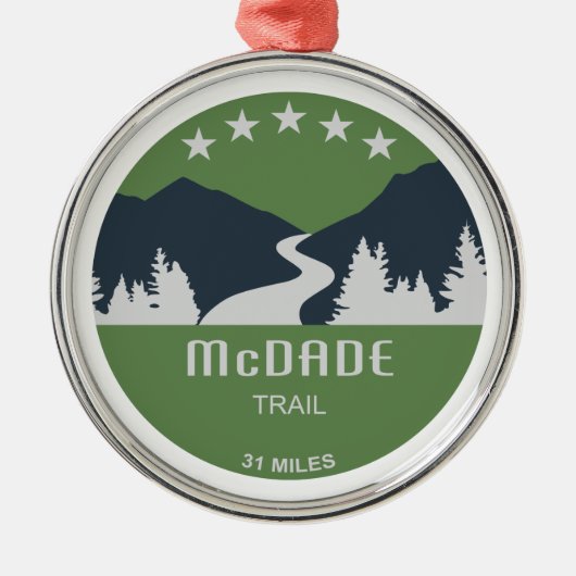 McDade Trail Ornament Aus Metall (Vorne)