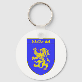McDaniel Coat of Arms/Familienwappen Schlüsselanhänger