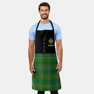 McDaniel Irish Shield/Tartan Personalisiert Kilt Schürze