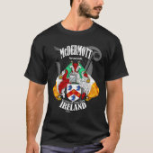 McDermott-Wappen-Wappen *Ort hinzufügen* T-Shirt (Vorderseite)
