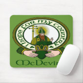 McDevitt Clan-Motto-Mausunterlage Mousepad (Mit Mouse)