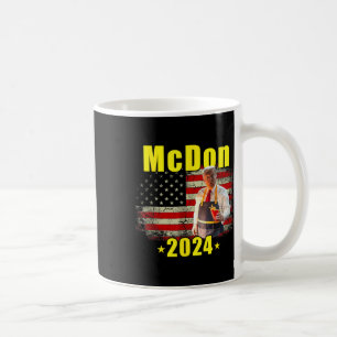 Mcdon 2024 Funny Donald Trump Französisch Fry Cook Kaffeetasse