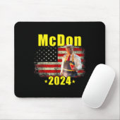 Mcdon 2024 Funny Donald Trump French Fry Cooking F Mousepad (Mit Mouse)