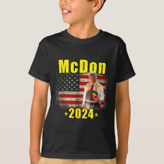 Mcdon 2024 Lustig Donald Trump Pommes Frites Koche T-Shirt