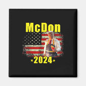 Mcdon Funny Donald Trump French Fry Cooking Fries  Magnet (Vorne)
