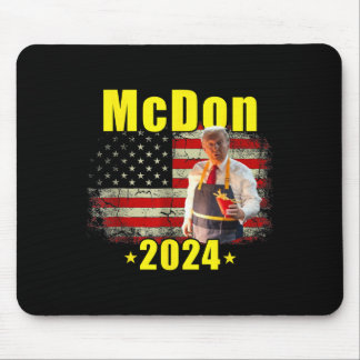 Mcdon Funny Donald Trump French Fry Cooking Fries  Mousepad
