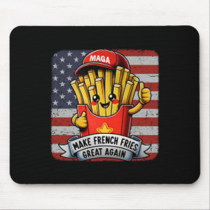 Mcdon Lustig Donald Trump Pommes Frites Kochen Fri Mousepad