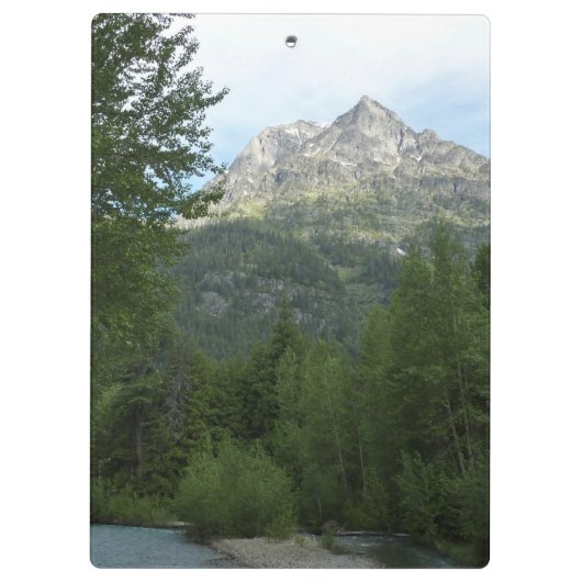 McDonald Creek im Glacier-Nationalpark Klemmbrett (Rückseite)