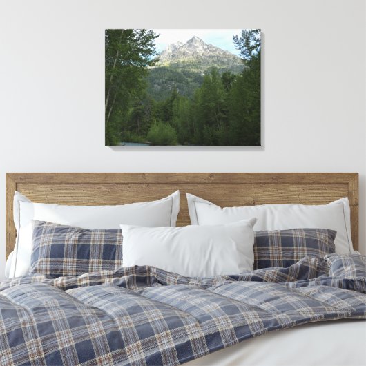 McDonald Creek im Glacier-Nationalpark Leinwanddruck (Insitu (Schlafzimmer))