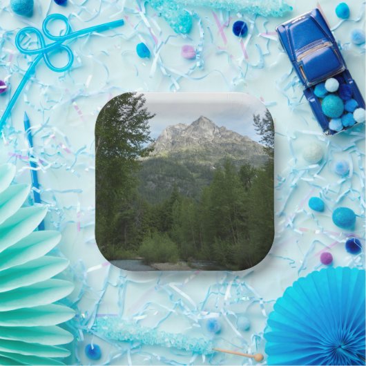 McDonald Creek im Glacier-Nationalpark Pappteller (Party)