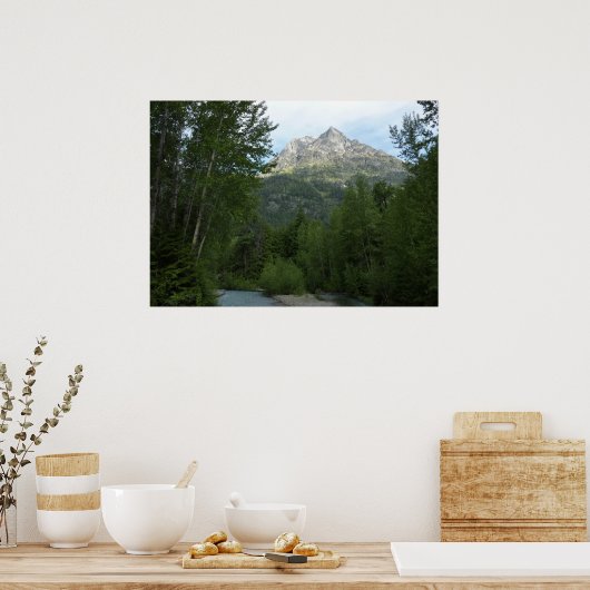 McDonald Creek im Glacier-Nationalpark Poster (Küche)