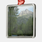 McDonald Creek im Glacier-Nationalpark Silbernes Ornament (Links)